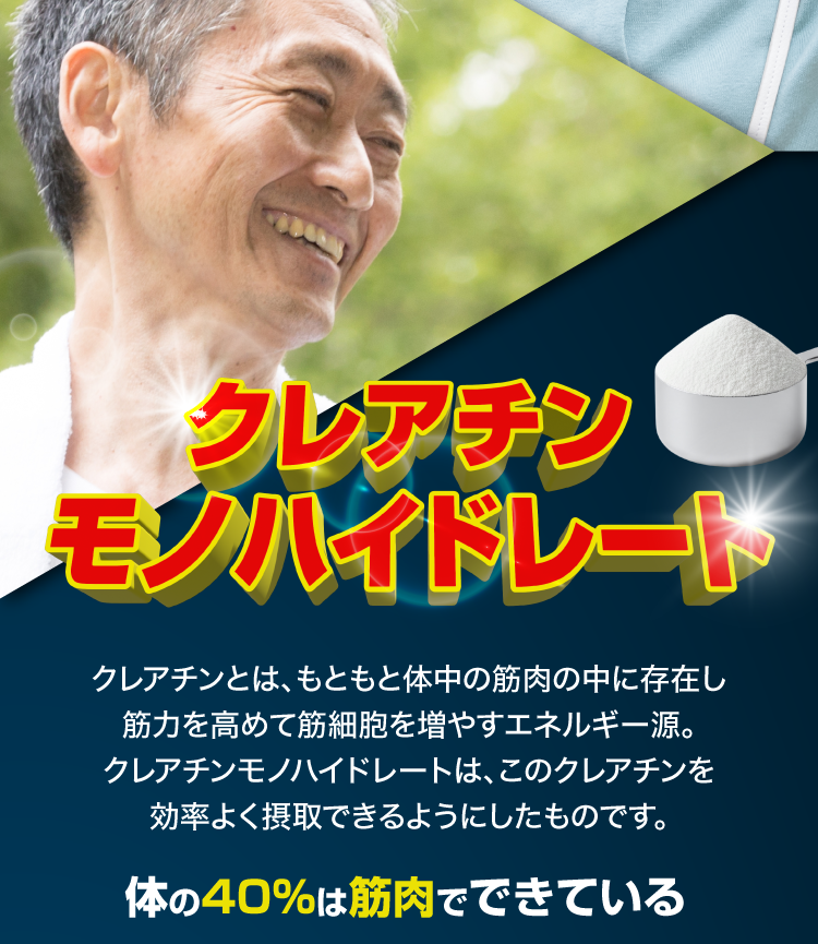 クレアチンモノハイドレート